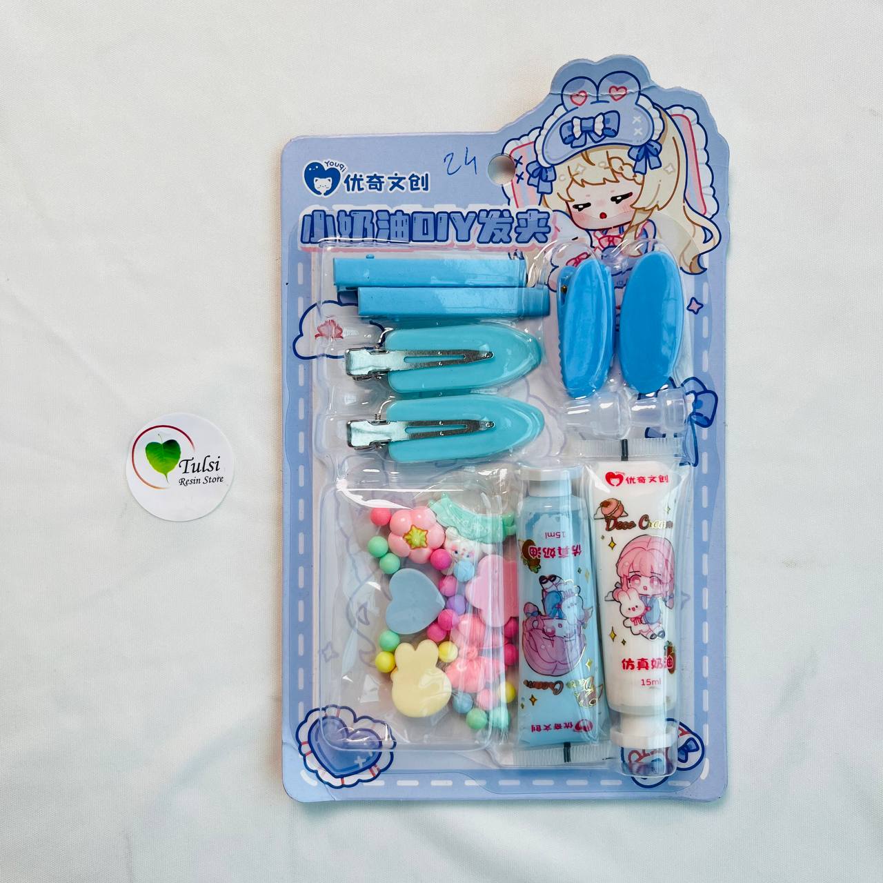 مجموعة كريم جل الشعر DIY