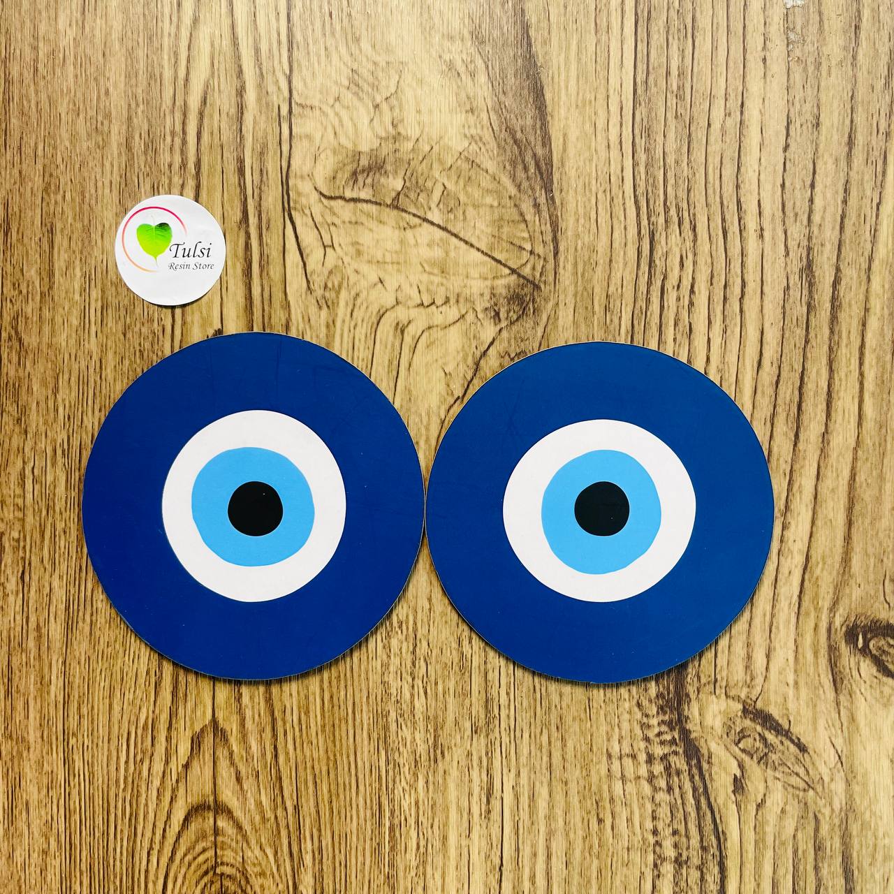 MDF Printed Evil Eye Cutout - Big