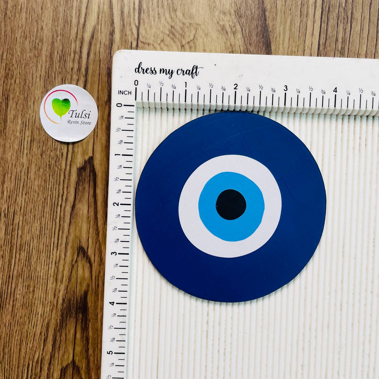 MDF Printed Evil Eye Cutout - Big