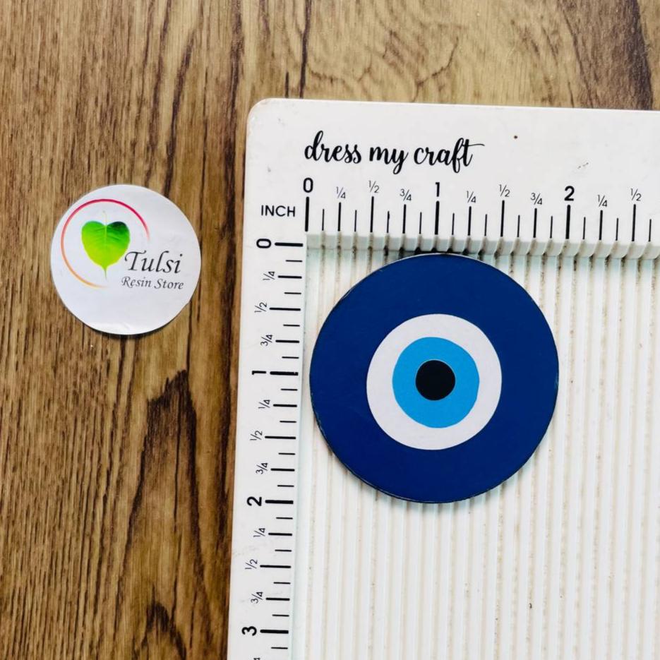 MDF Printed Evil Eye Cutout - Small (5 Piece)
