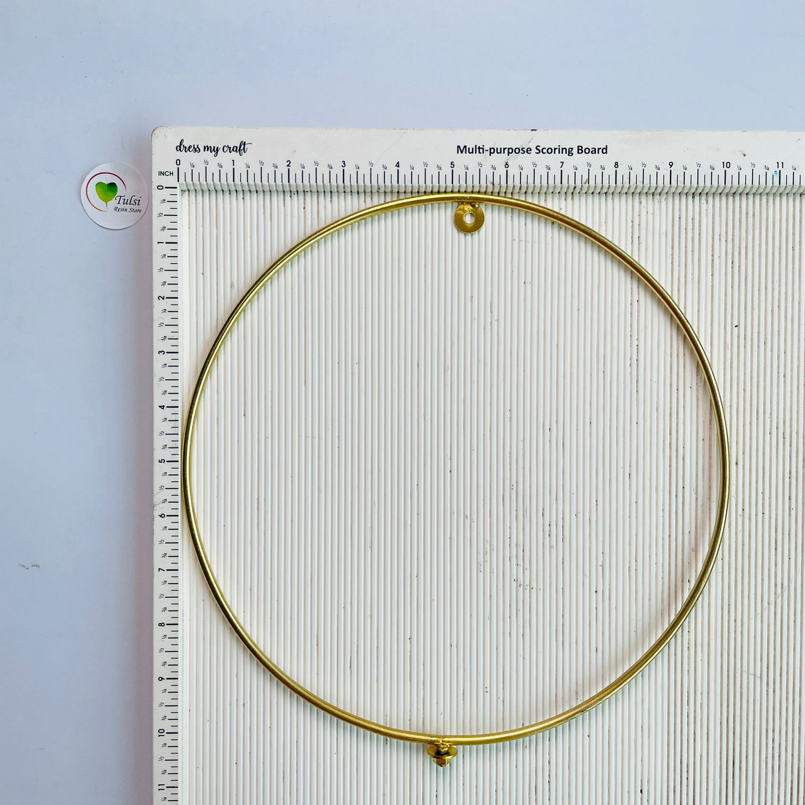 Metal round Ring - Gold