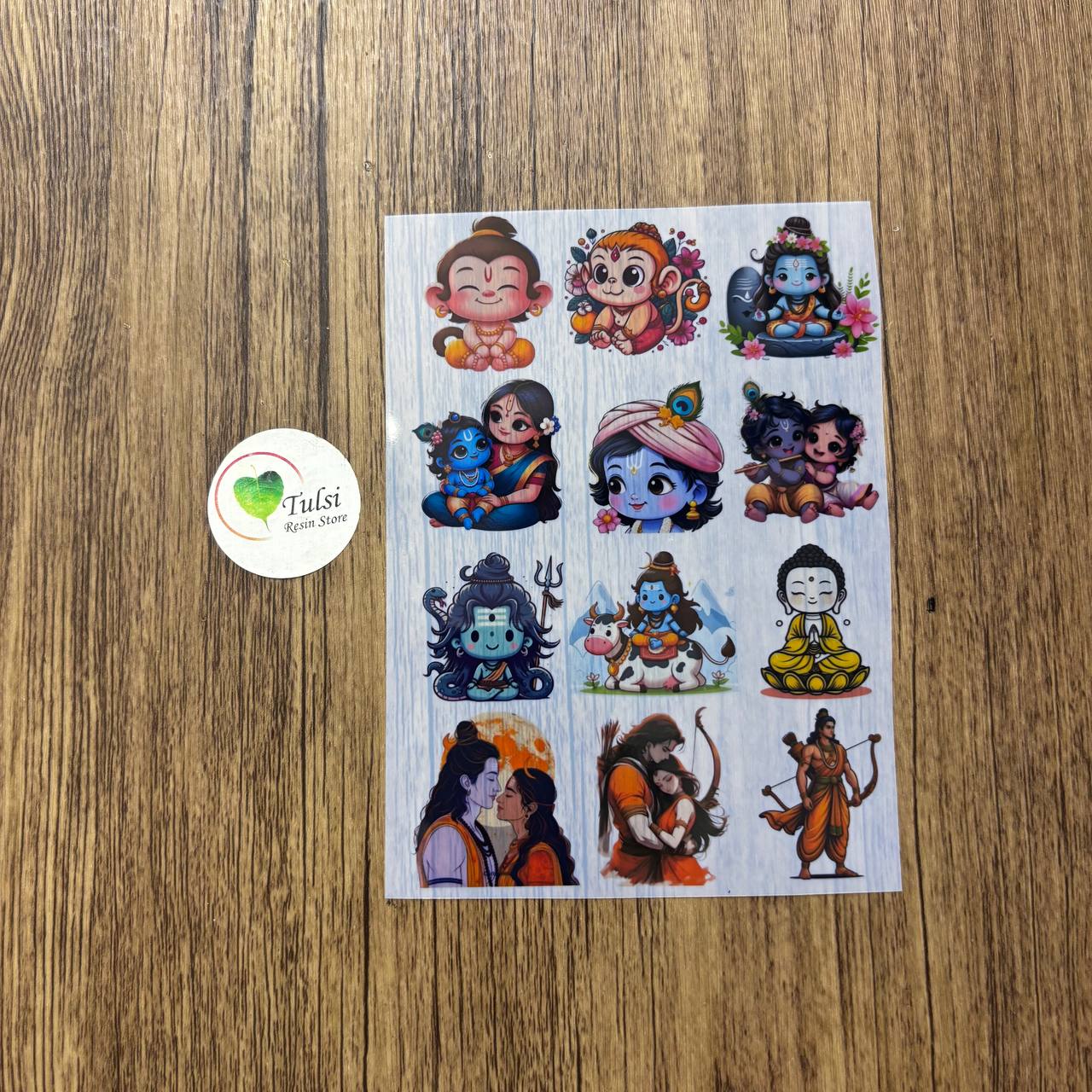 A6 Insert Sheet - God Idols