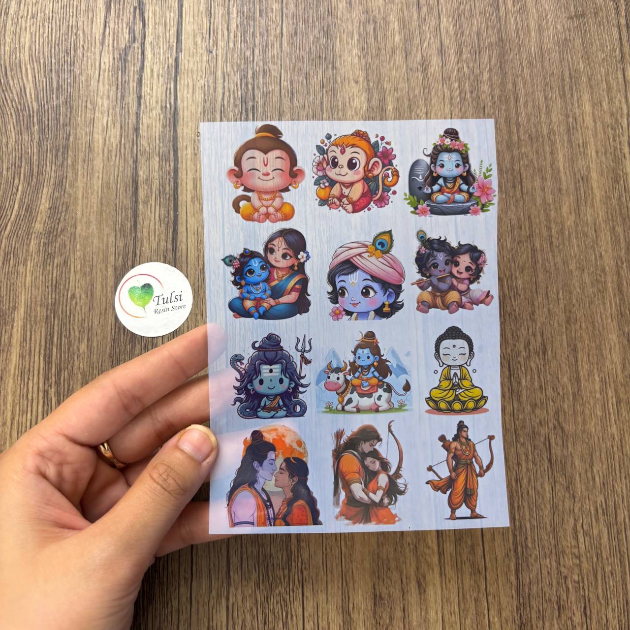 A6 Insert Sheet - God Idols