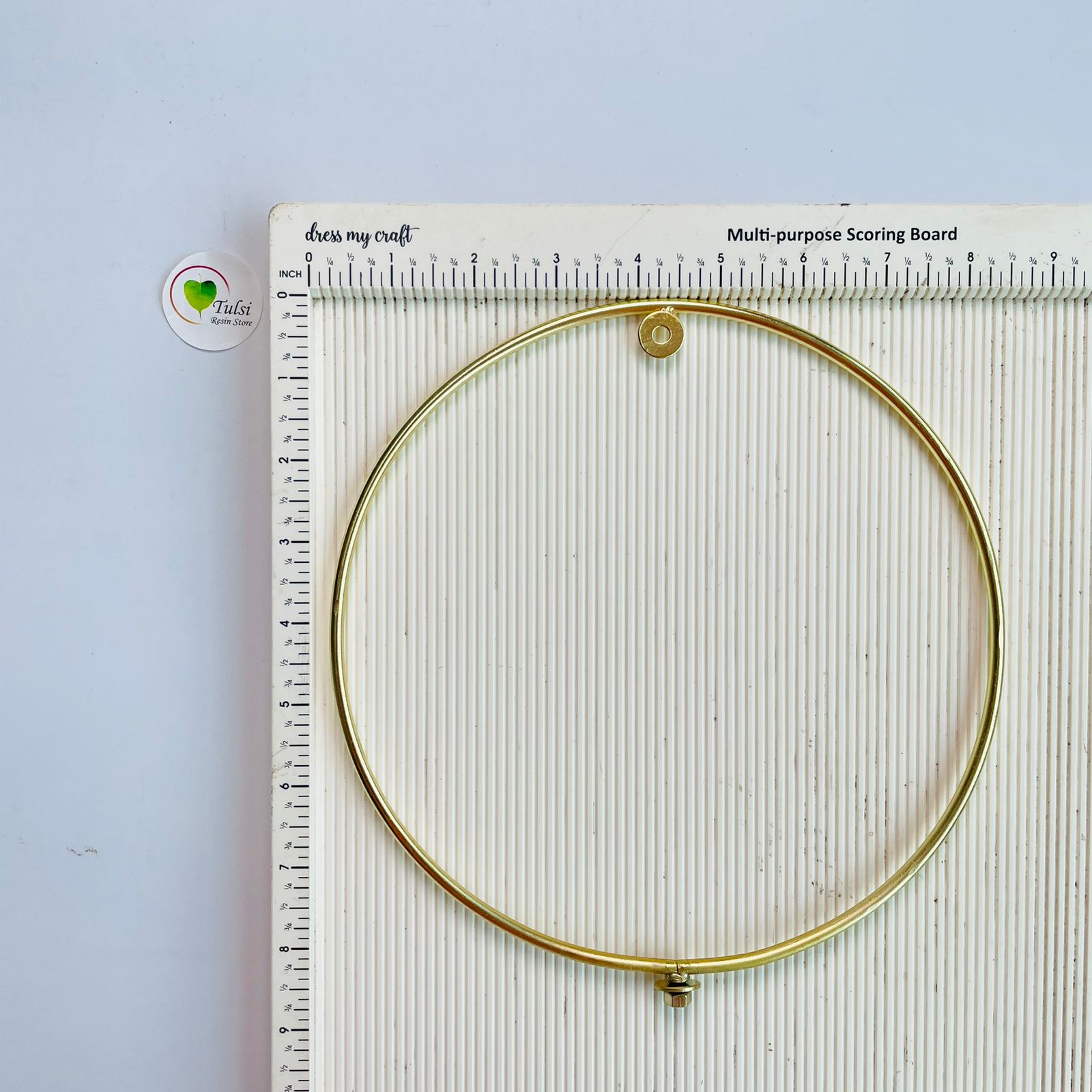 Metal round Ring - Gold