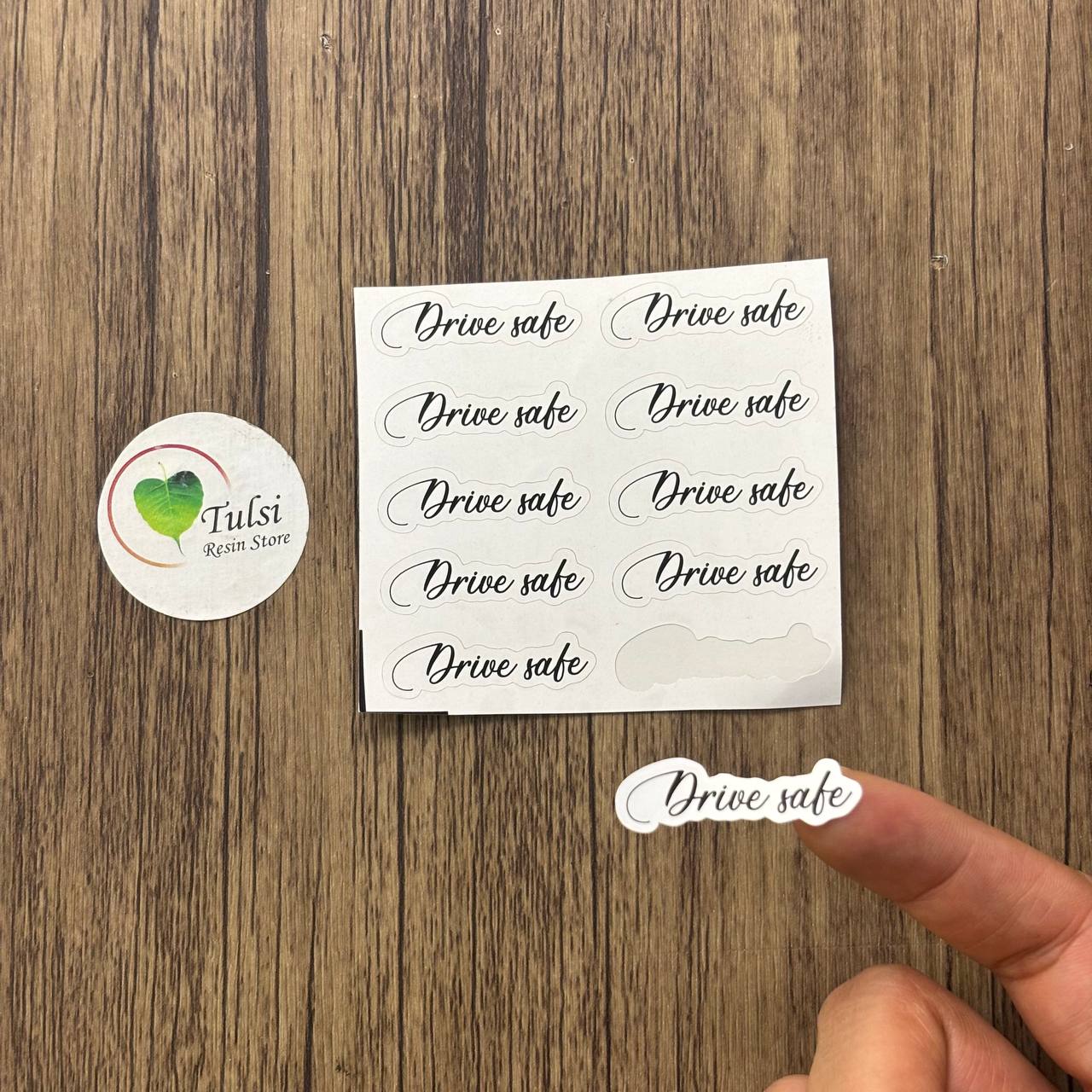White Sticker - Drive Safe(10)