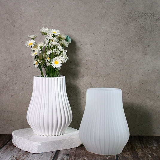 Vase Mould (F) - Stylish Striped