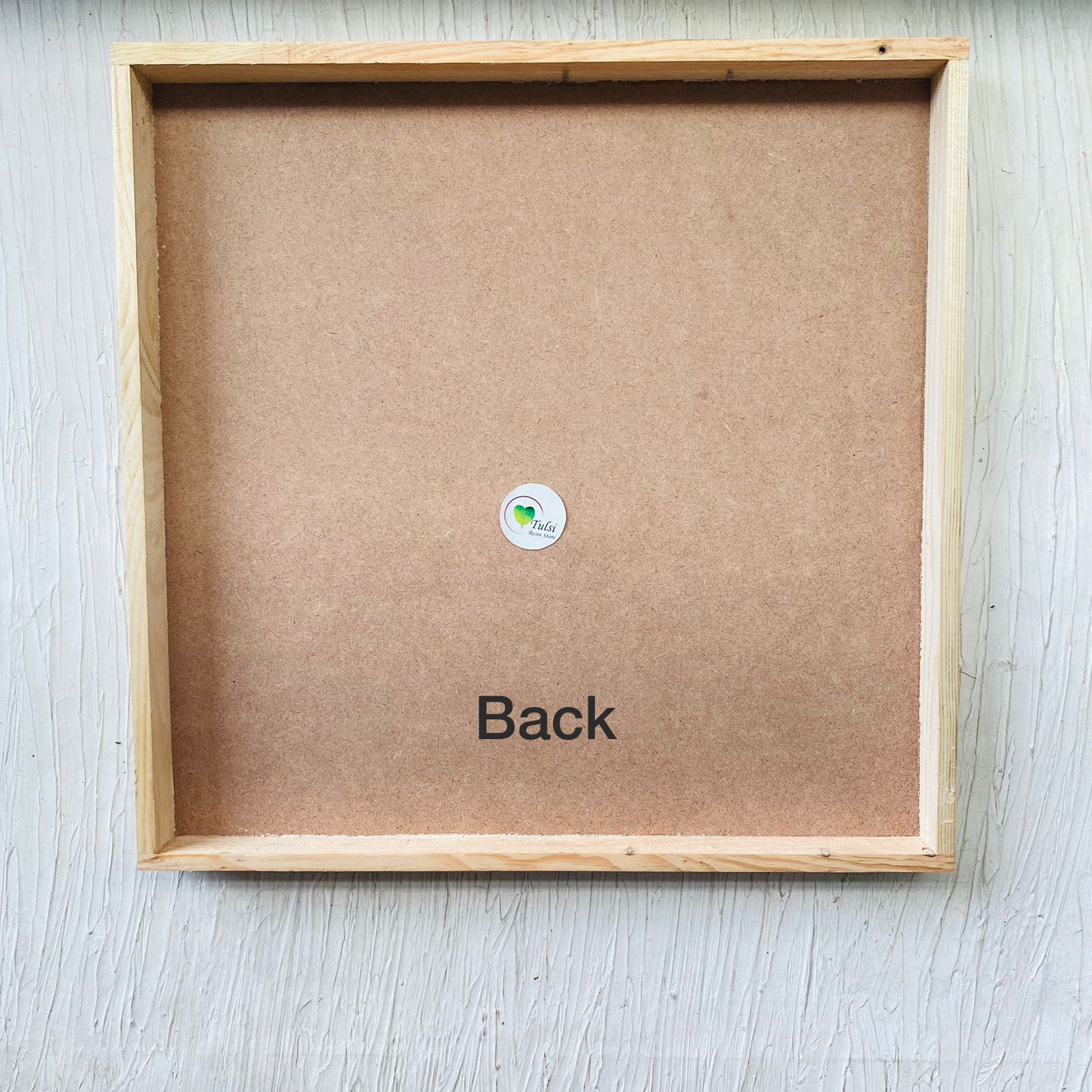 Square Wooden Frame Without Hook