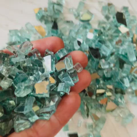 Green Gold Firepit Crystal