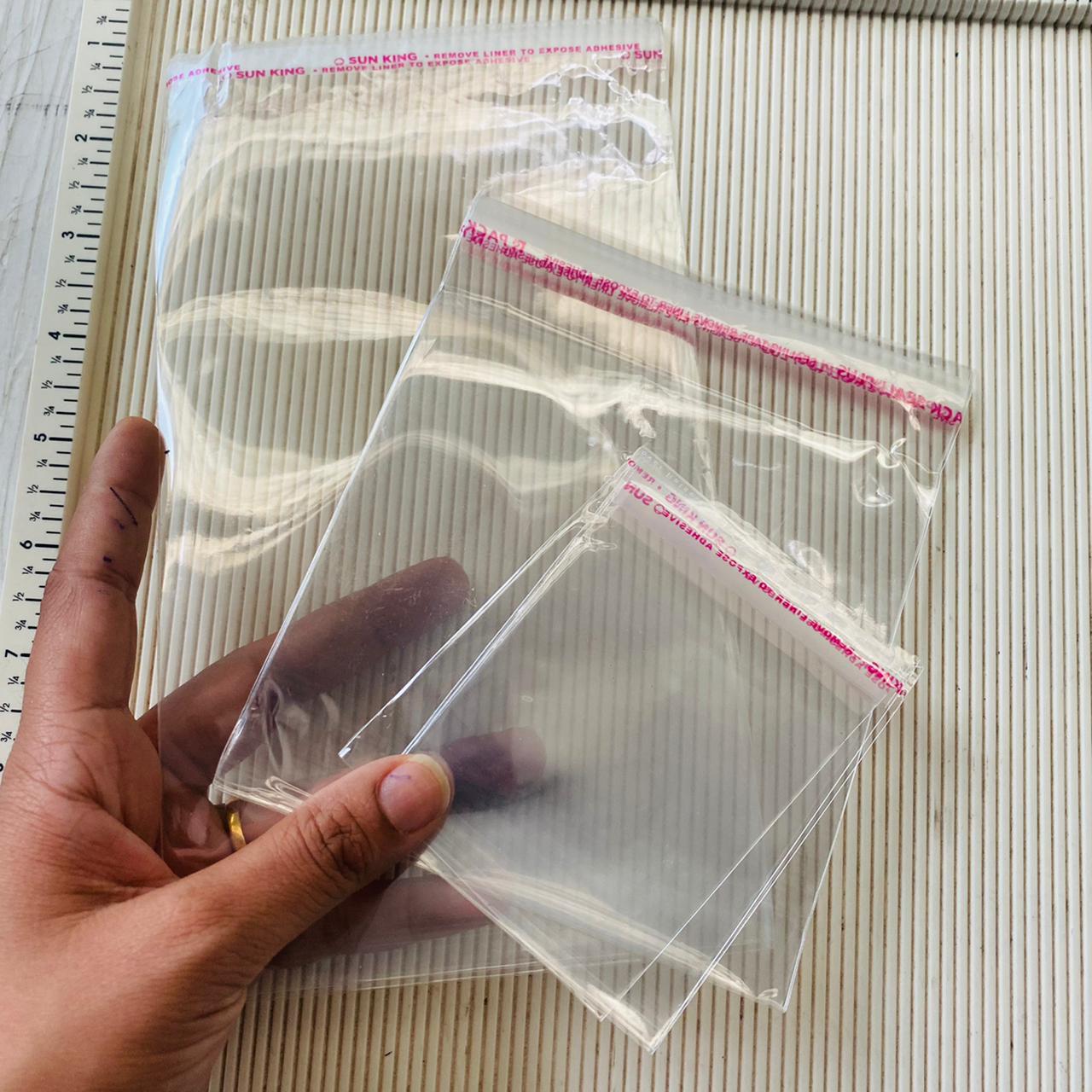 Transparent Plastic - Broad (20pcs)