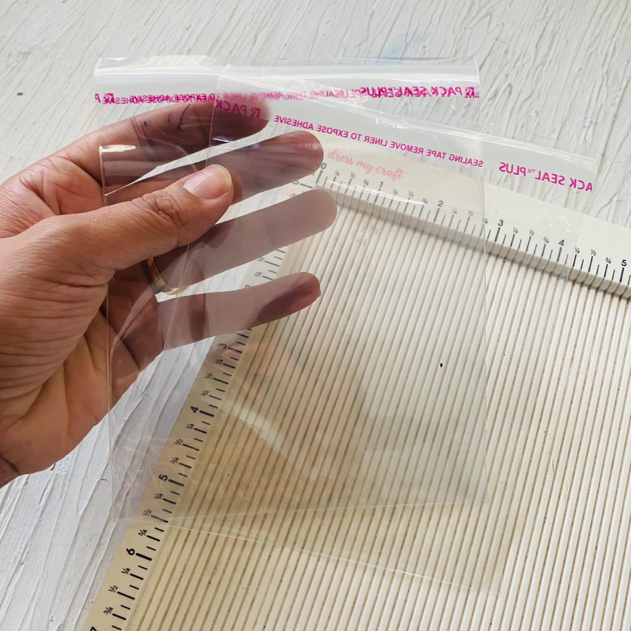 Transparent Plastic - Broad (20pcs)