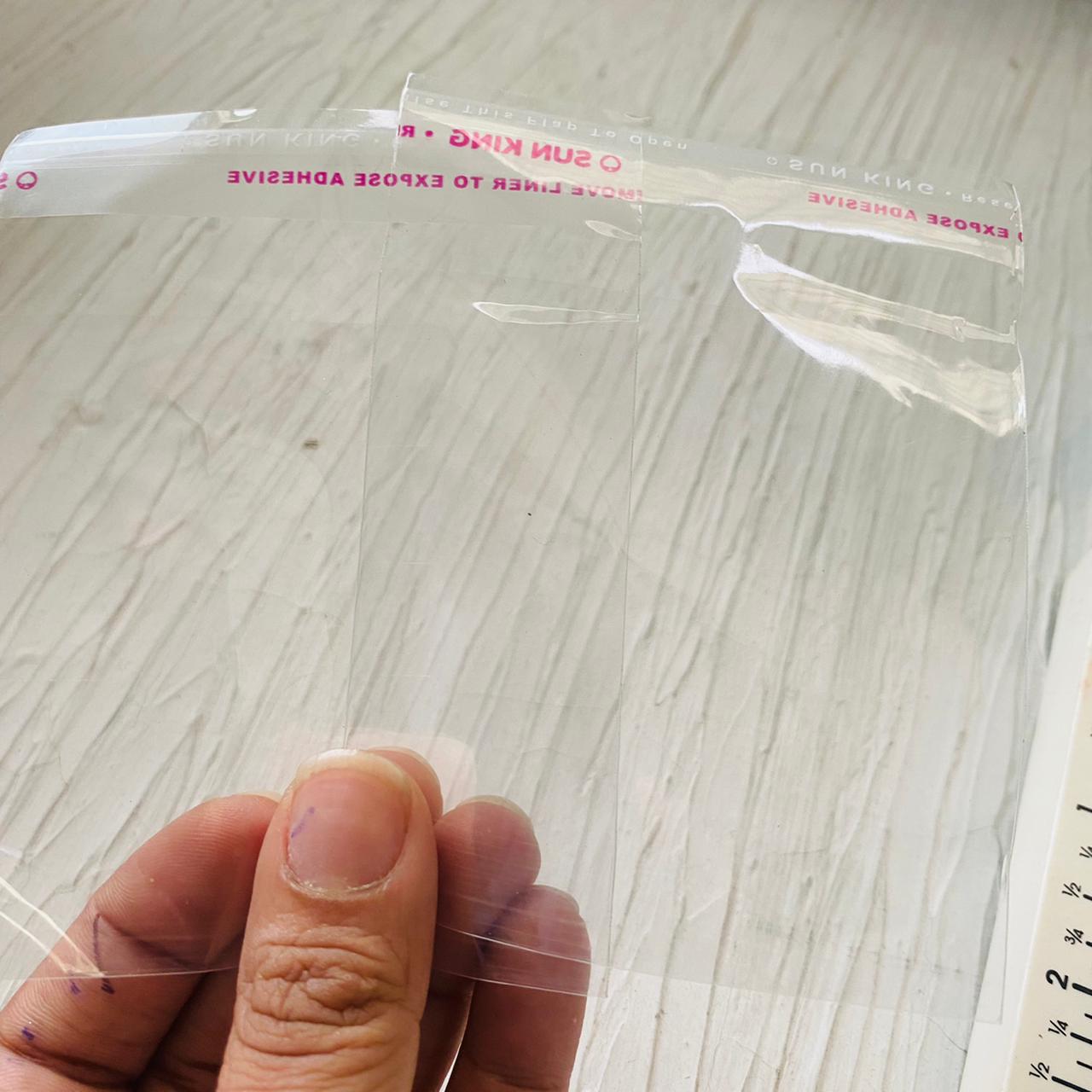 Transparent Plastic - Broad (20pcs)