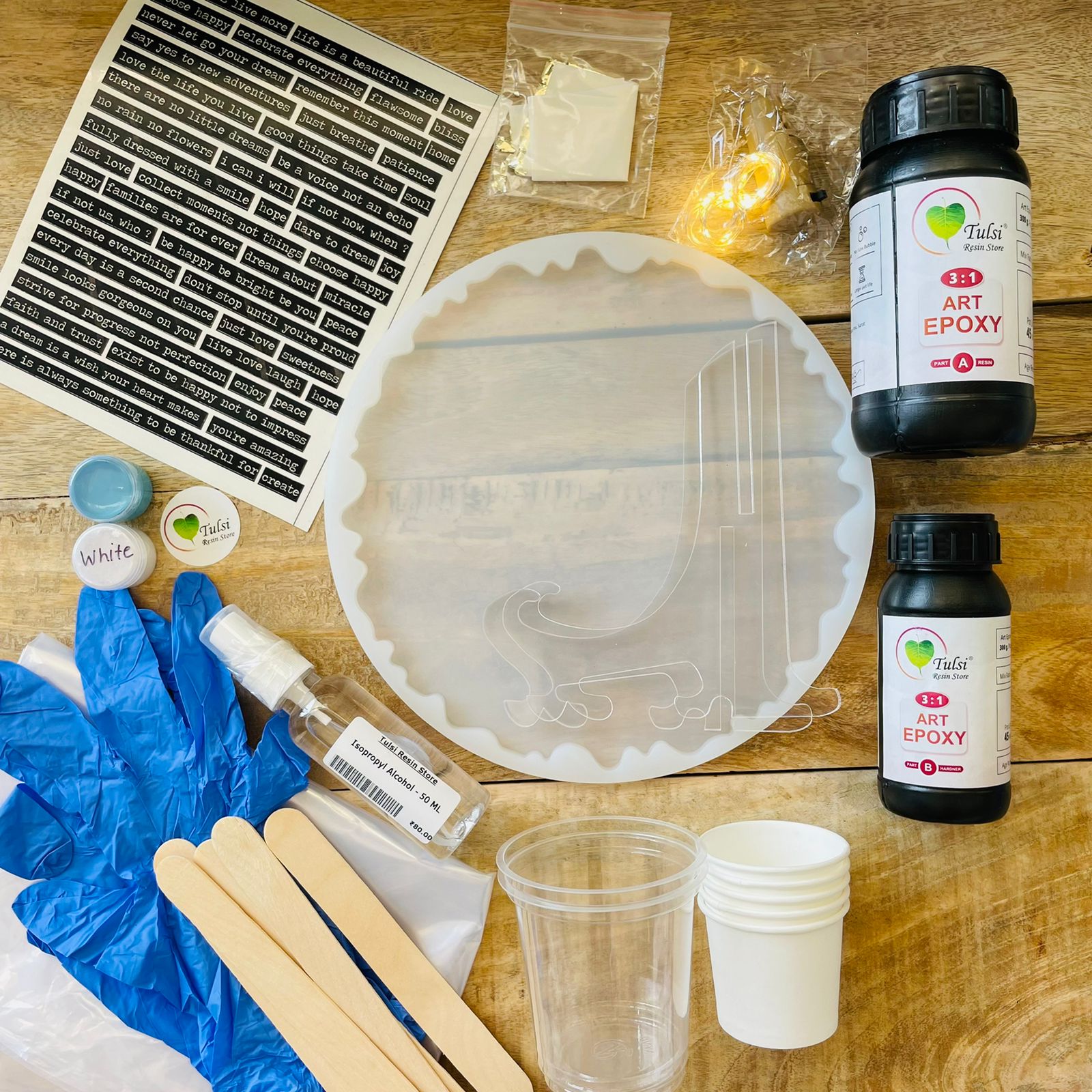 طقم إطار من العقيق DIY