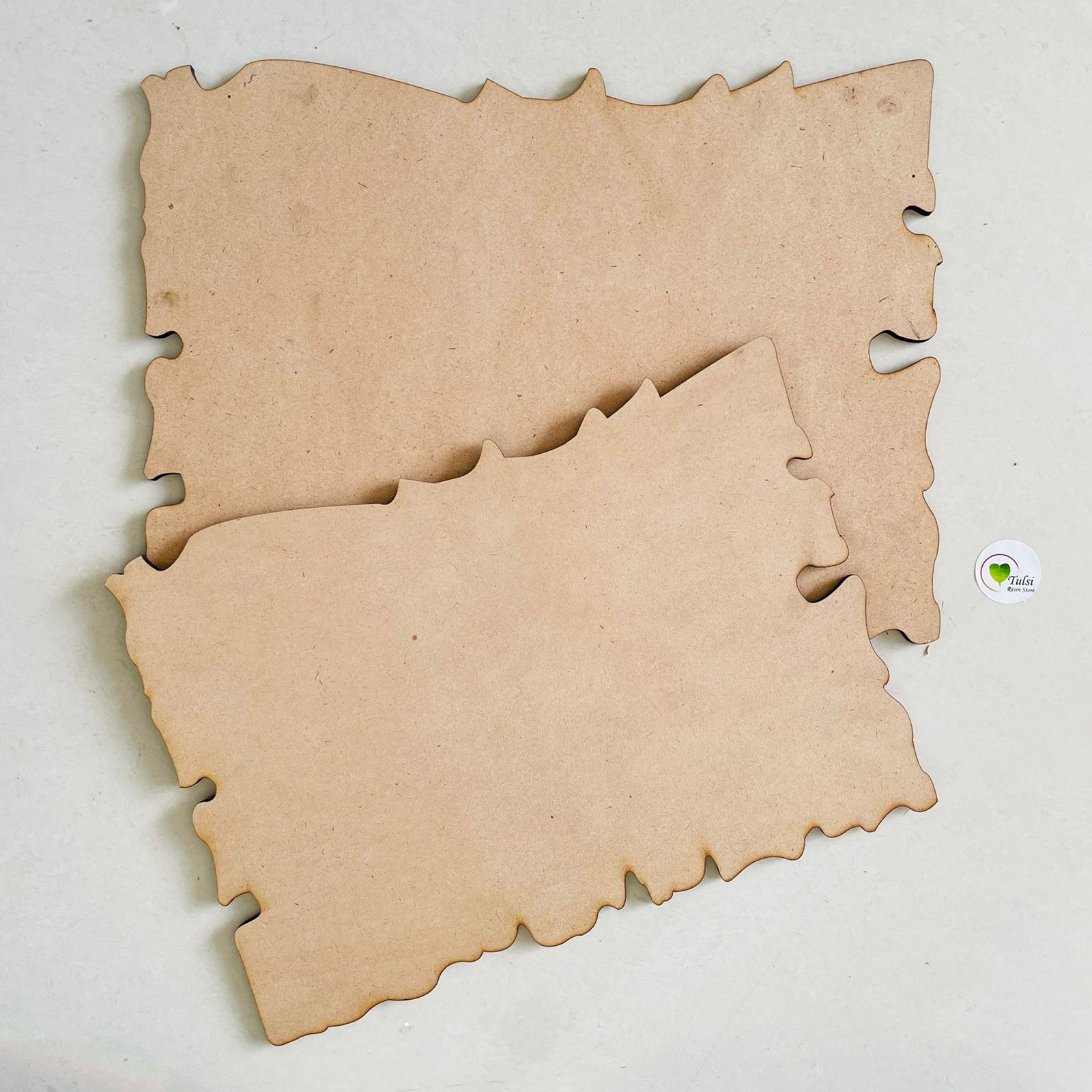 Designer Uneven Nameplate 1 | Tulsi Resin