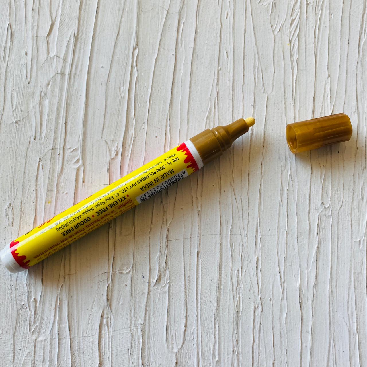 Golden Resin Marker 1 | Tulsi Resin