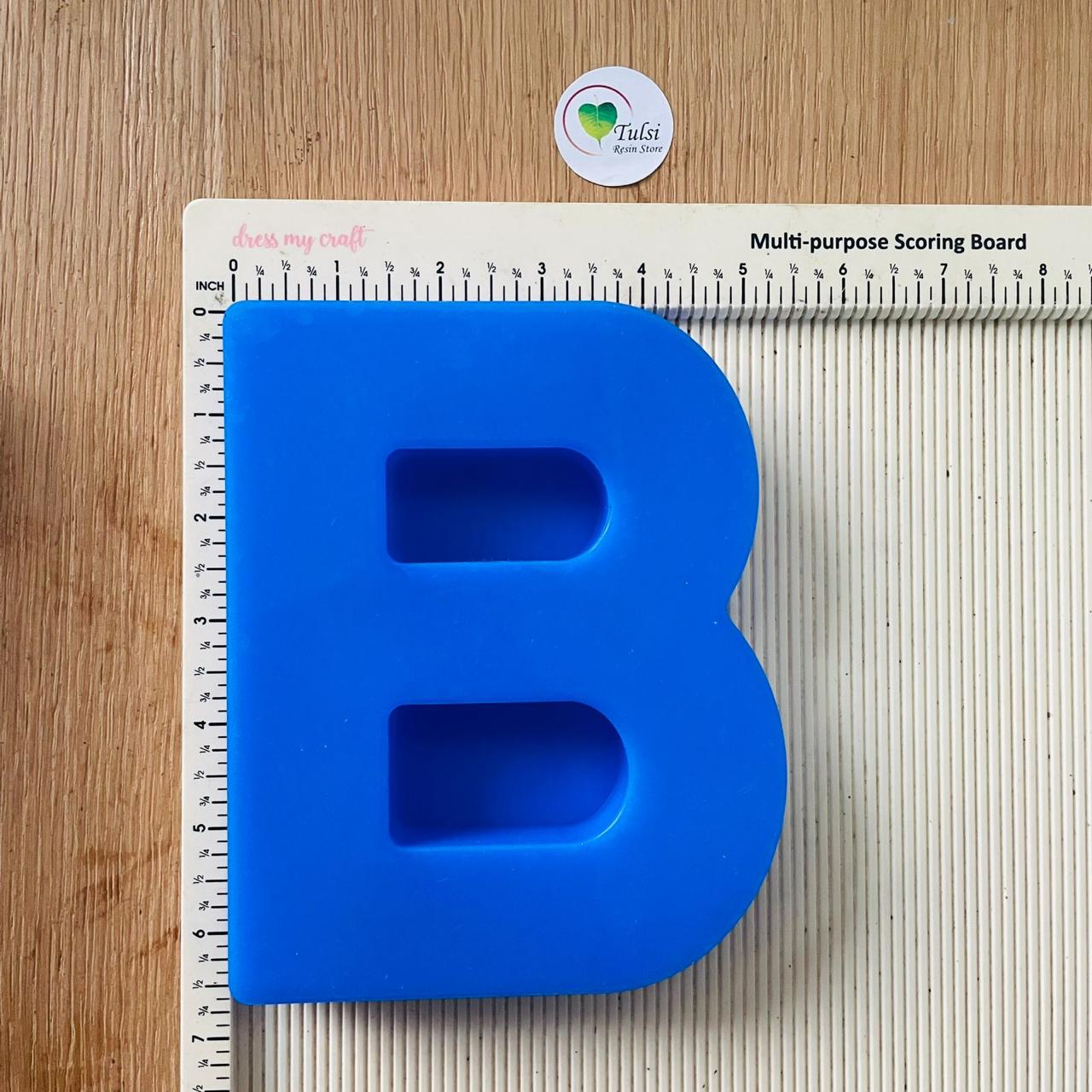 6" Monogram Alphabet Mould