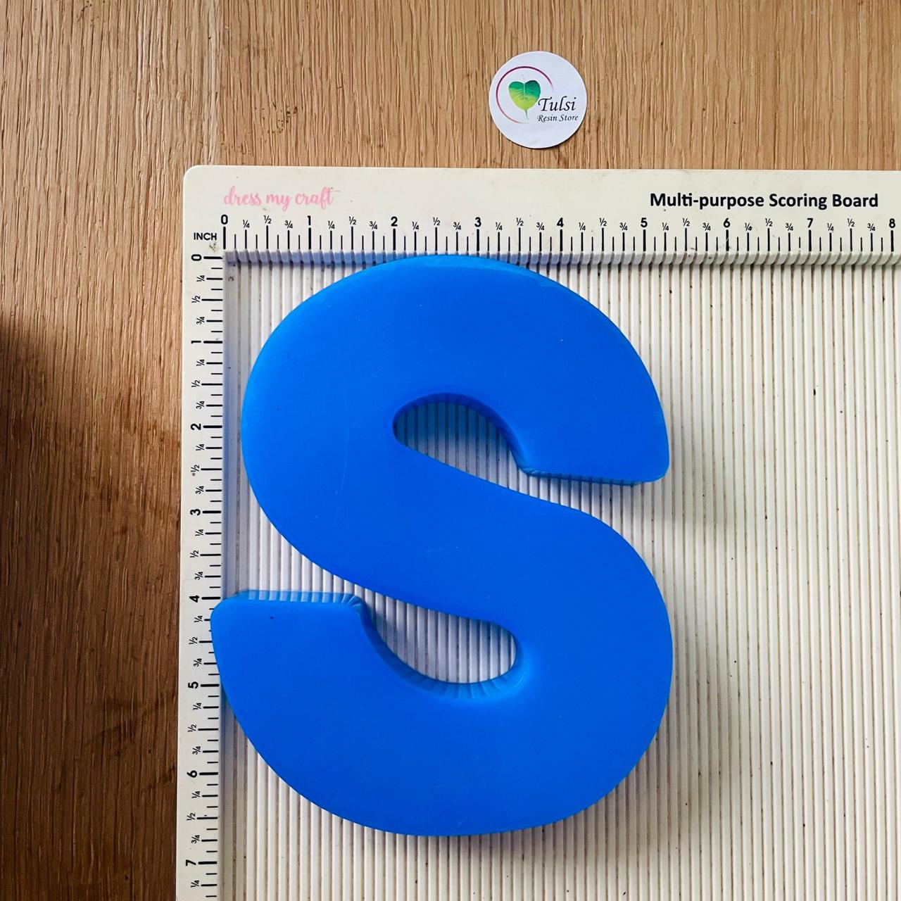 6" Monogram Alphabet Mould