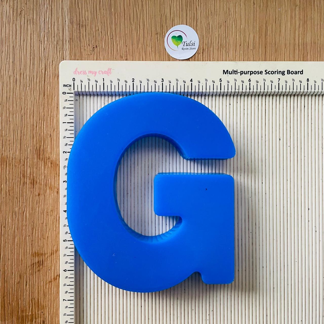6" Monogram Alphabet Mould