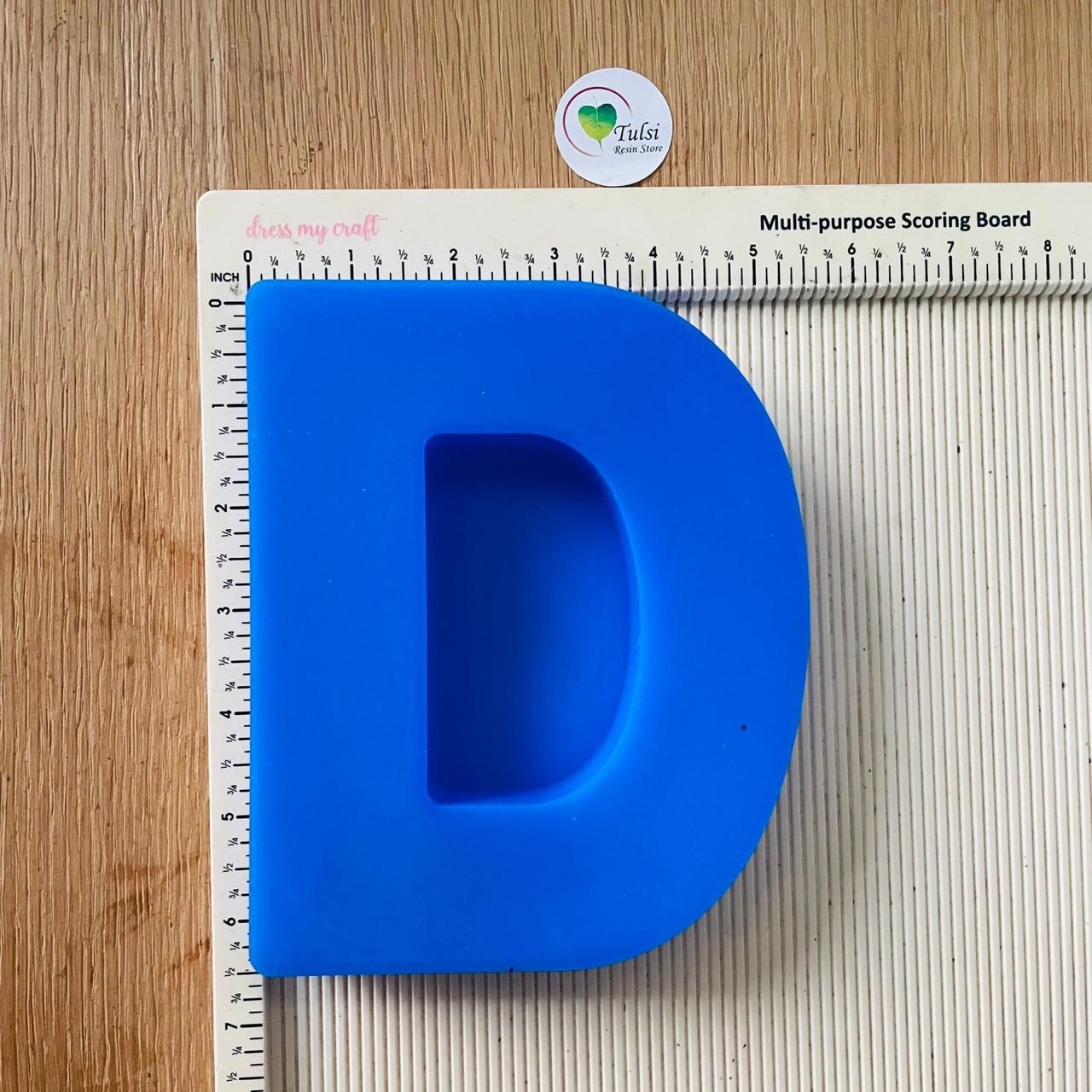 6" Monogram Alphabet Mould