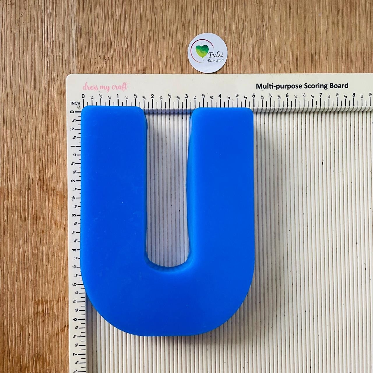 6" Monogram Alphabet Mould