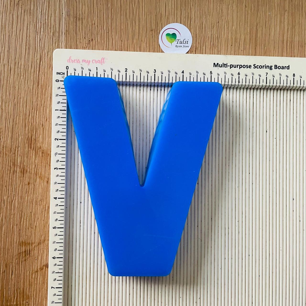 6" Monogram Alphabet Mould