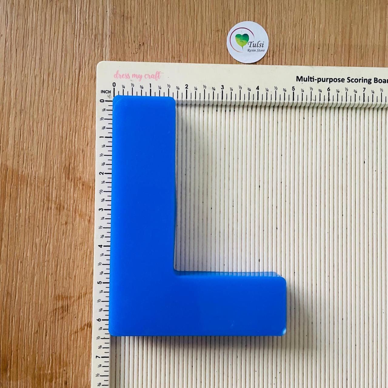 6" Monogram Alphabet Mould