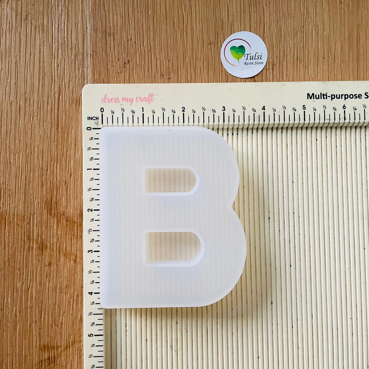 4" Monogram Alphabet Mould