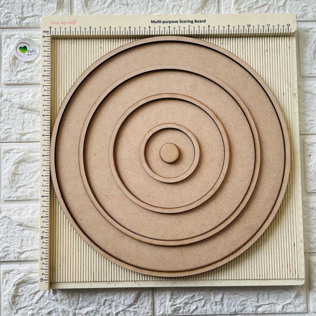 MDF Evil Eye Base (A) 2 | Tulsi Resin
