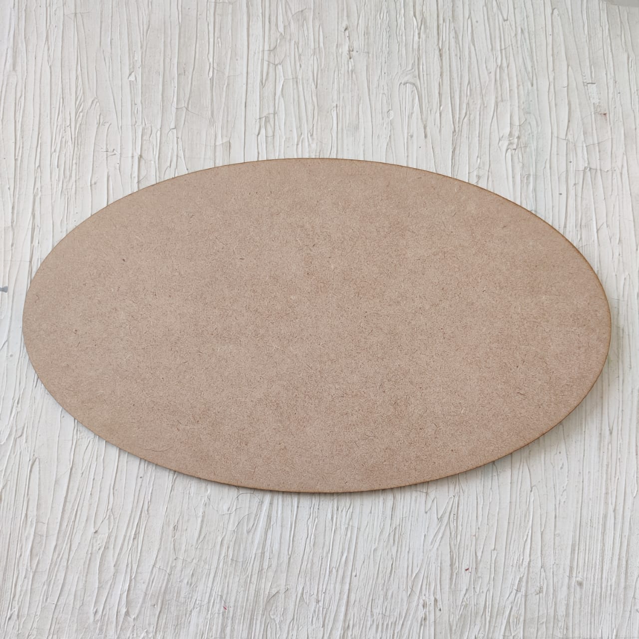 Oval MDF Base without Hole | Tulsi Resin