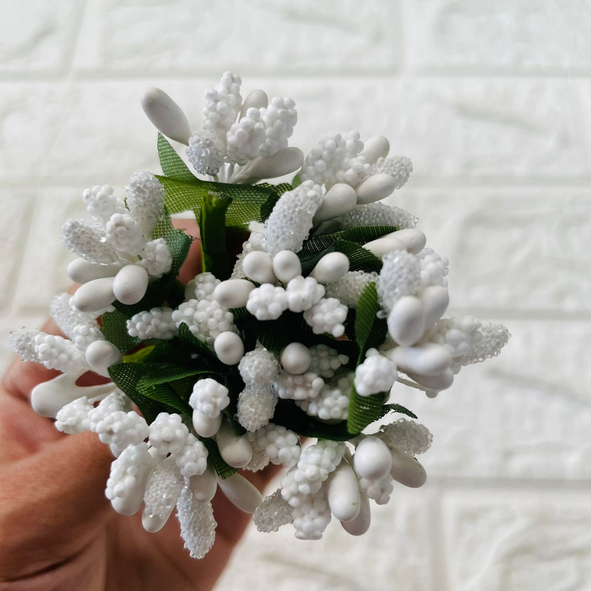 Pollen Artificial Flowers Tulsi Resin Store