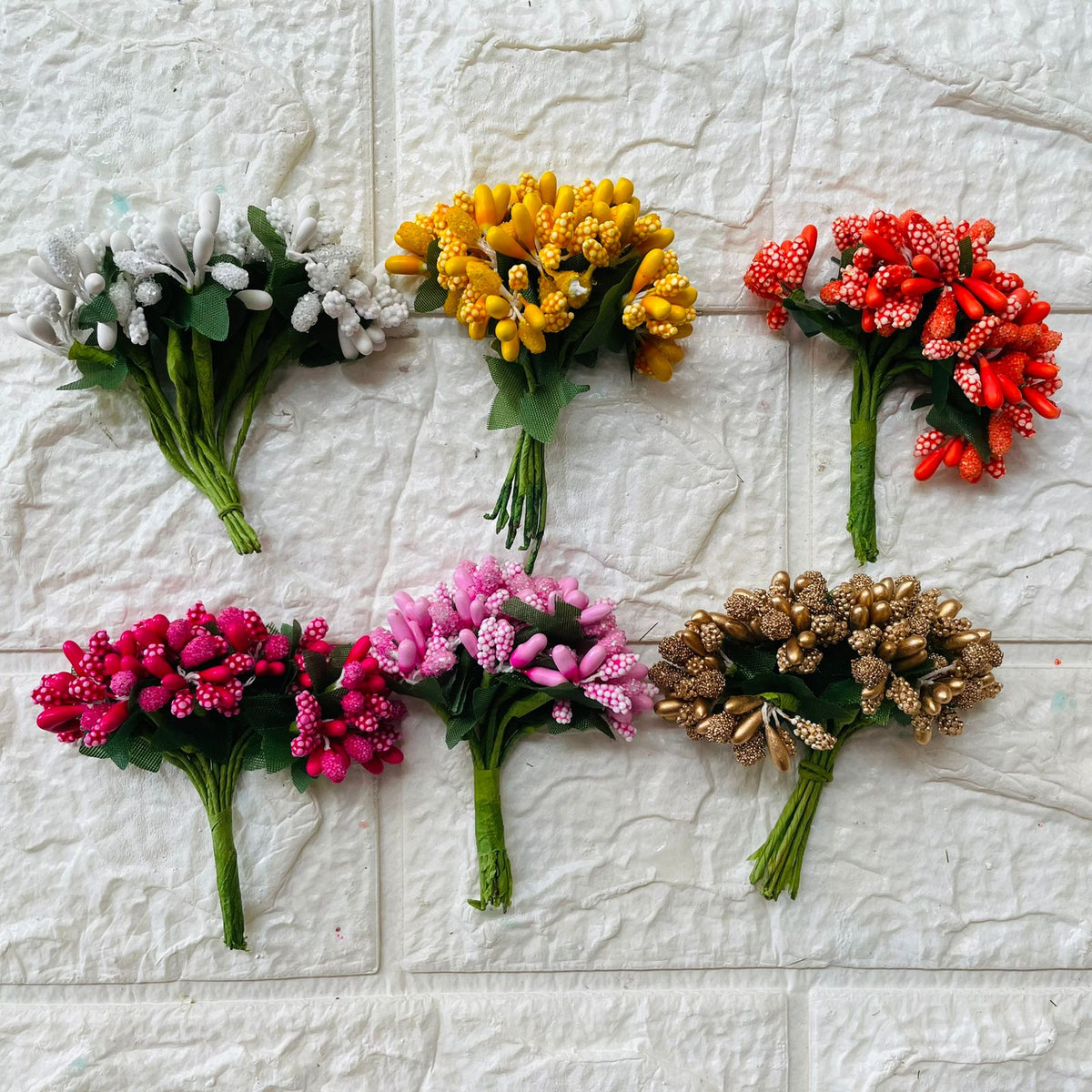 Pollen Artificial Flowers Tulsi Resin Store