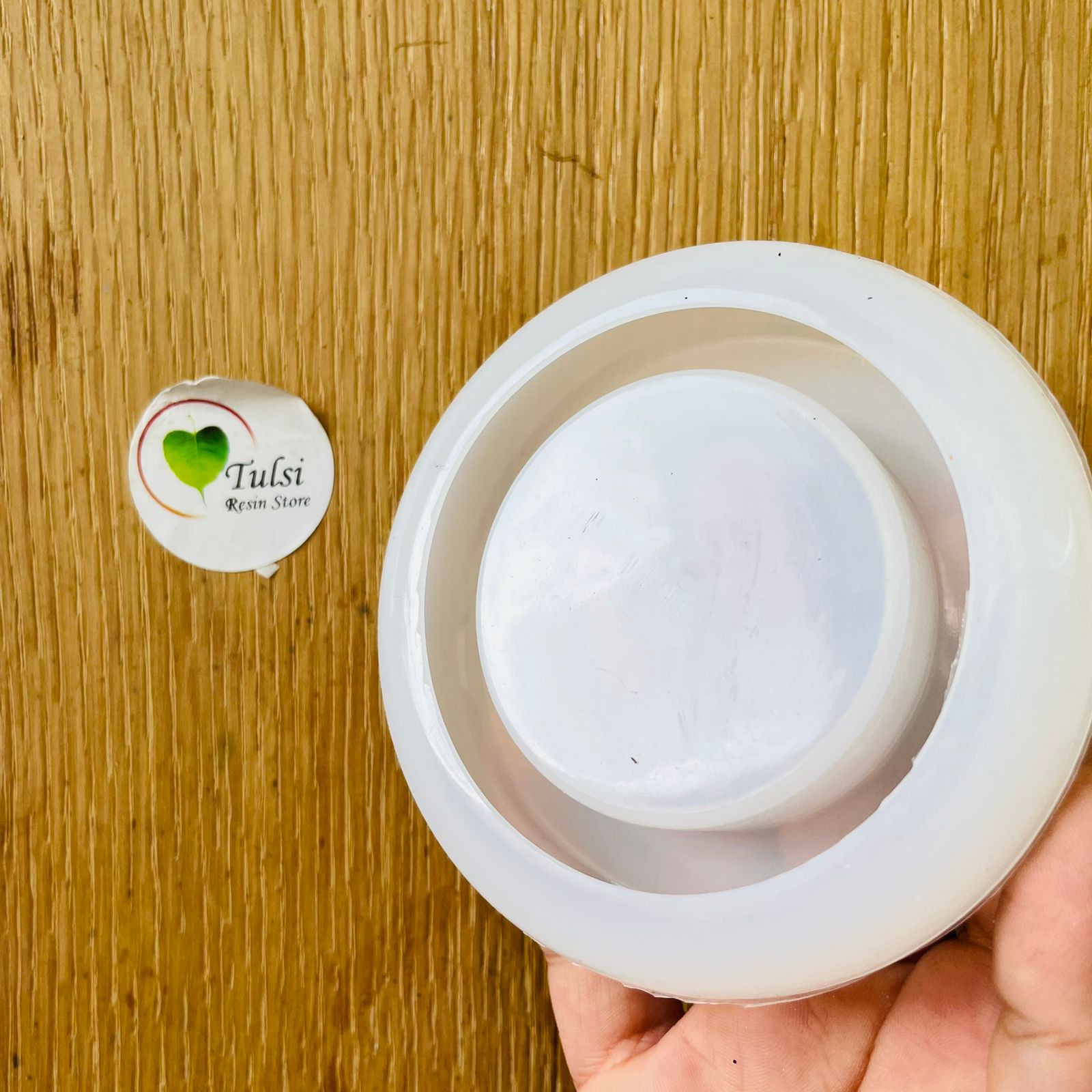 Round Ash Tray / T-Light Holder Mould (Set of 4)