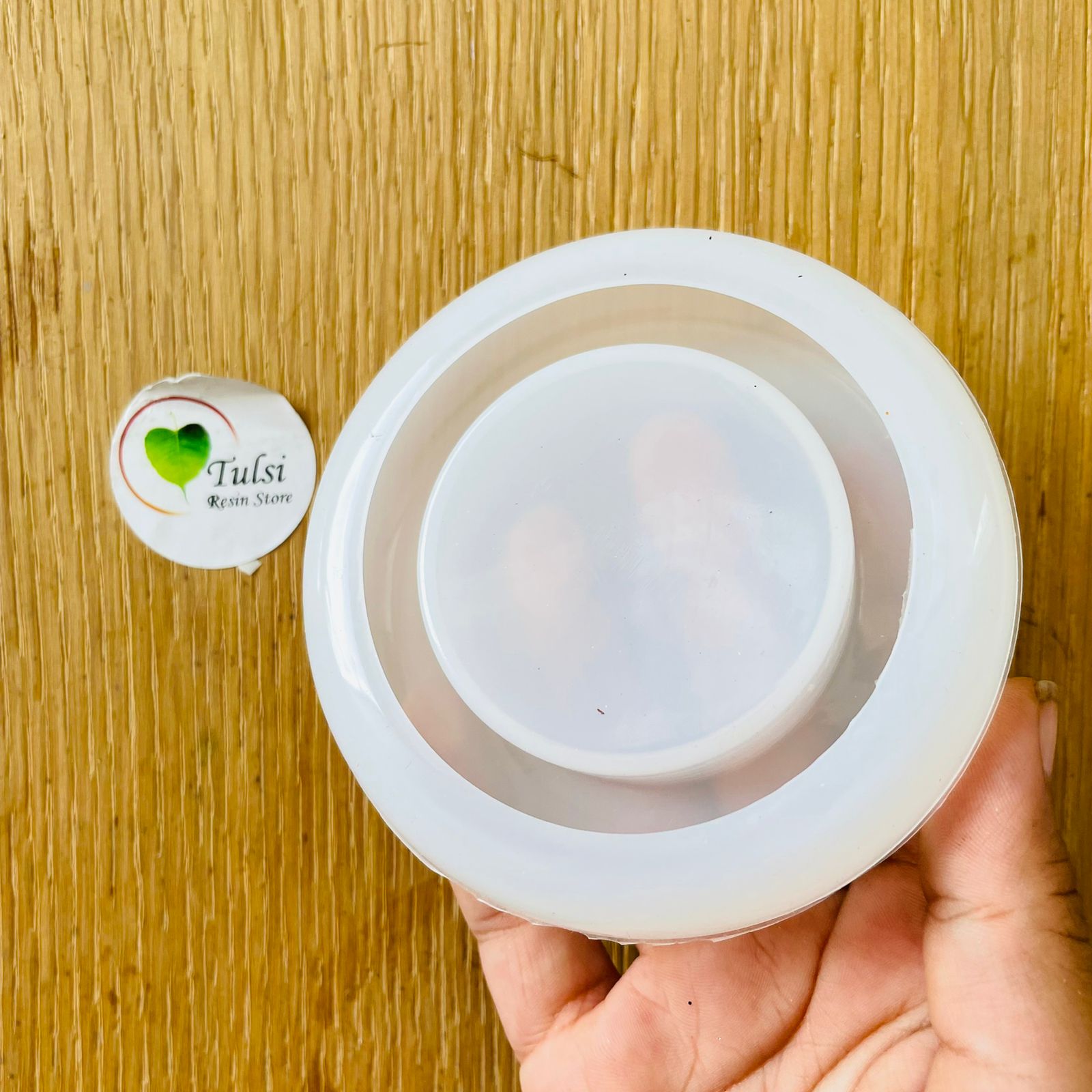 Round Ash Tray / T-Light Holder Mould (Set of 4)