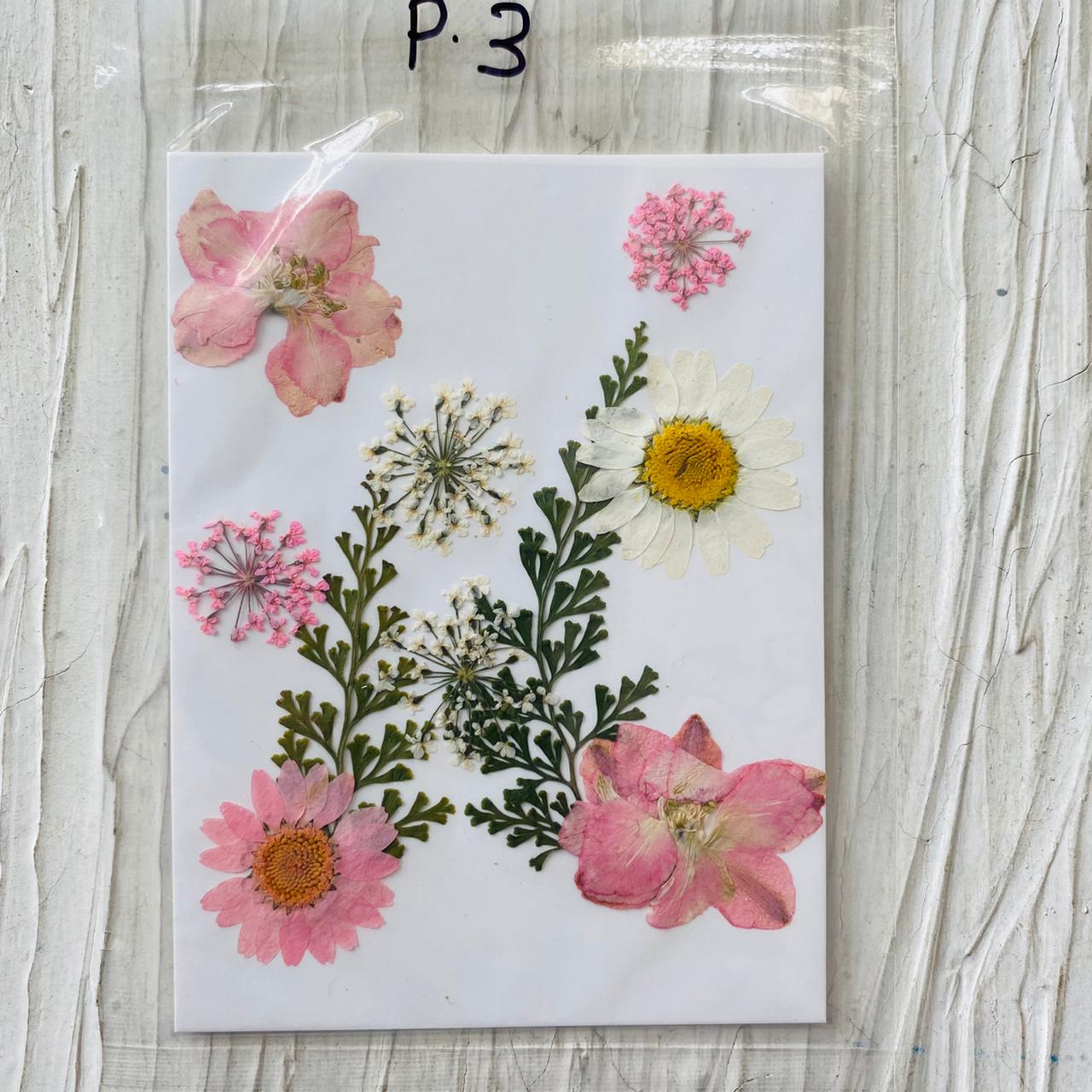 Small Pressed Flower Sheet P3