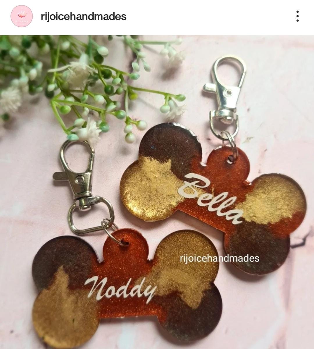 Small Custom Vinyl Sticker - Jewellery & Keychain 7 | Tulsi Resin