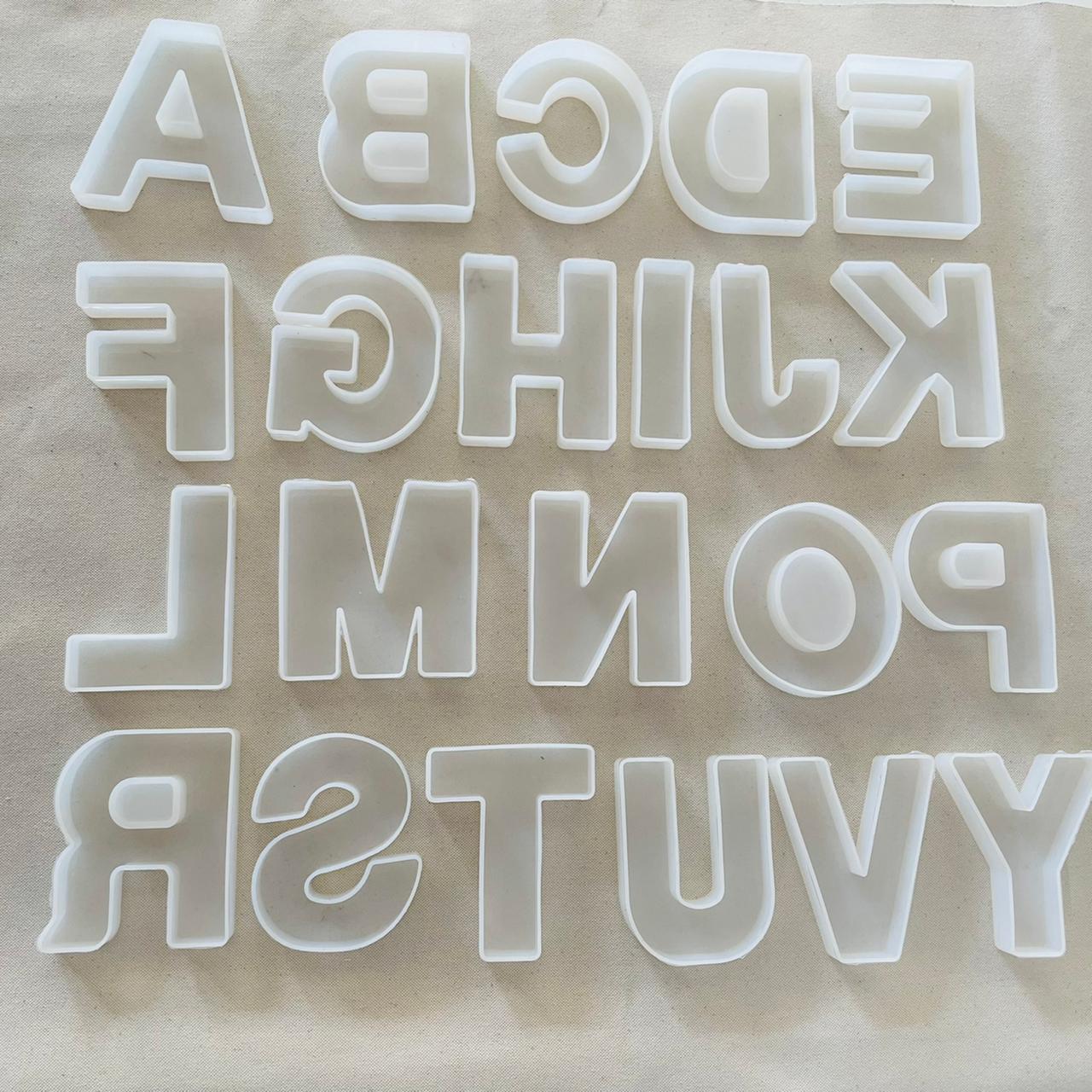 4" Monogram Alphabet Mould