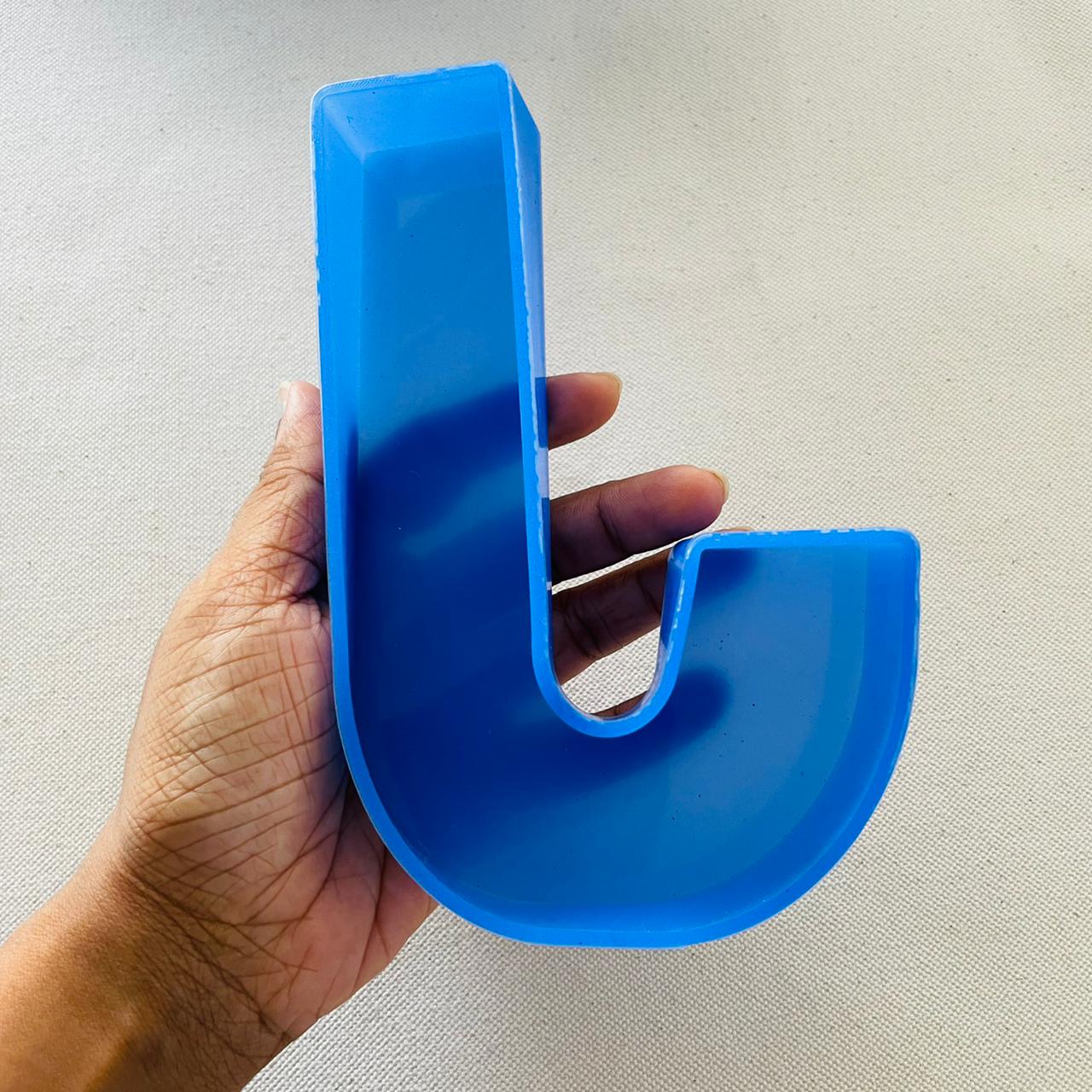 6" Monogram Alphabet Mould