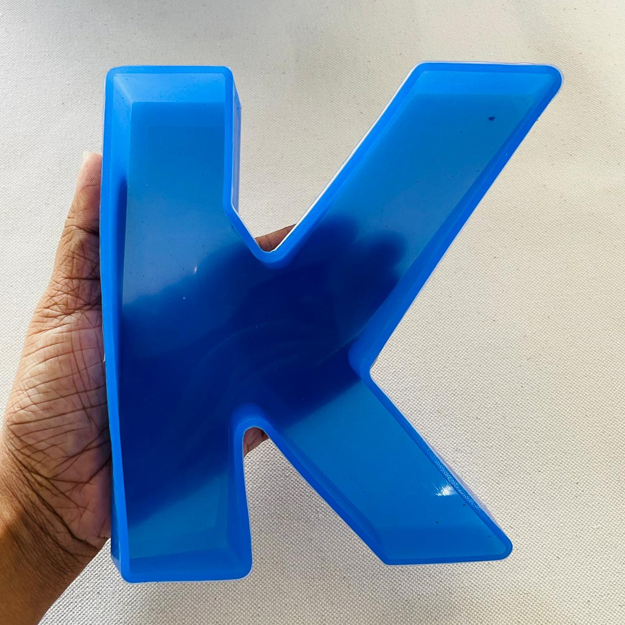 6" Monogram Alphabet Mould