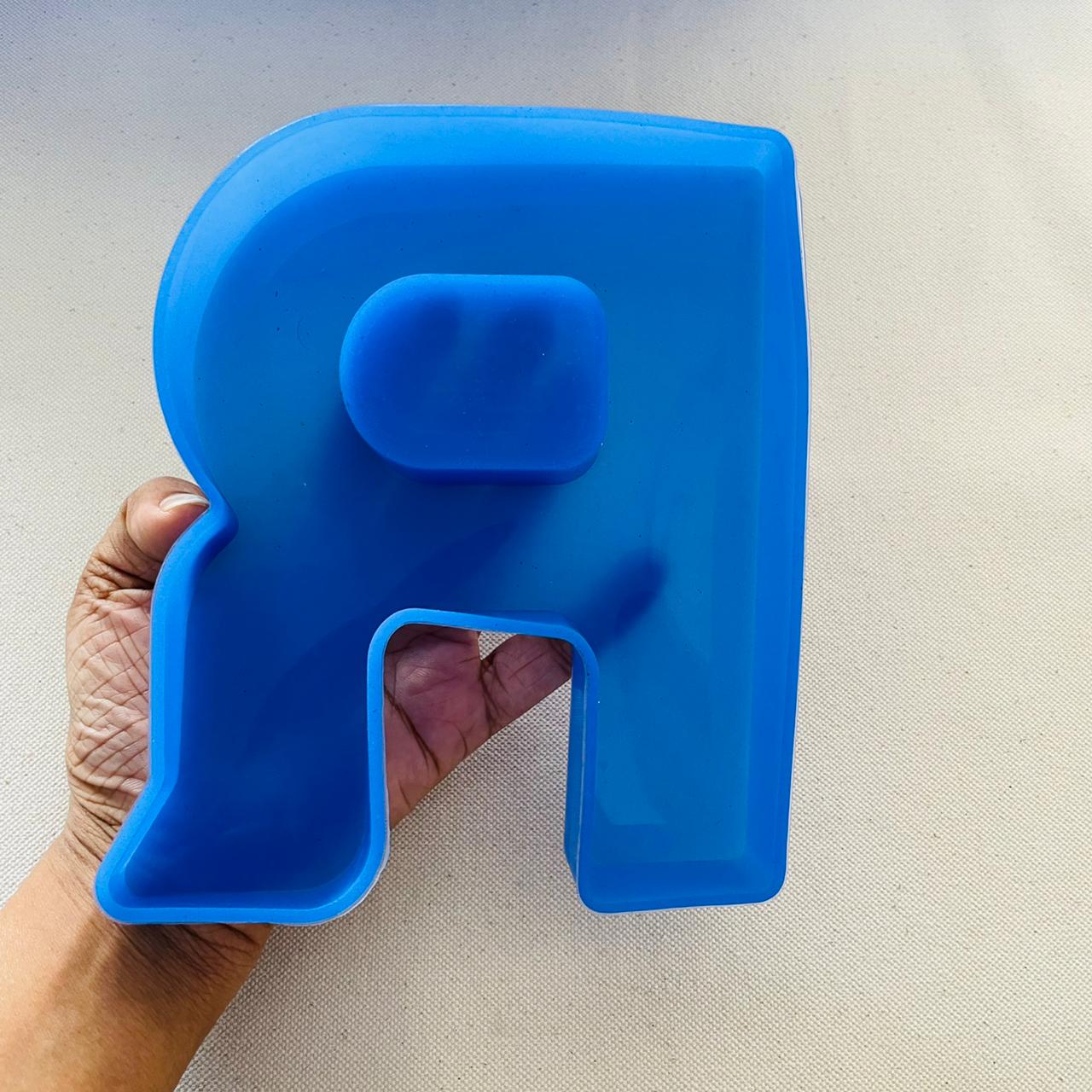 6" Monogram Alphabet Mould