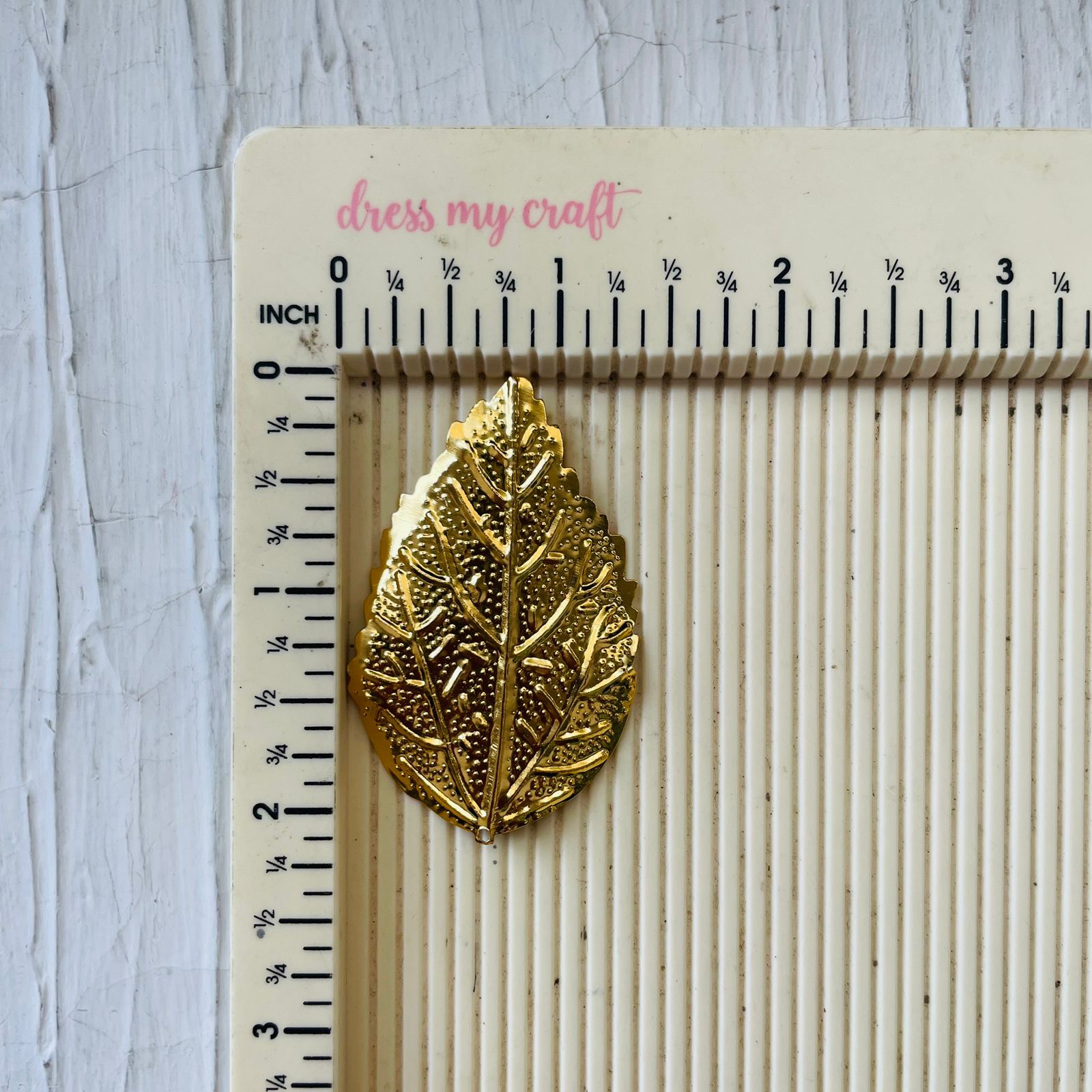 Metal Leaf Charm (D) (2pc)