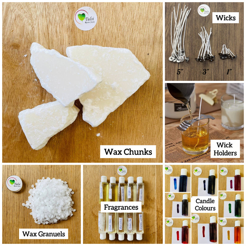 Candle Wax , Wicks & Others