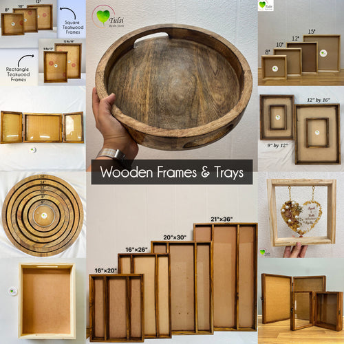 Wooden Frames & Trays