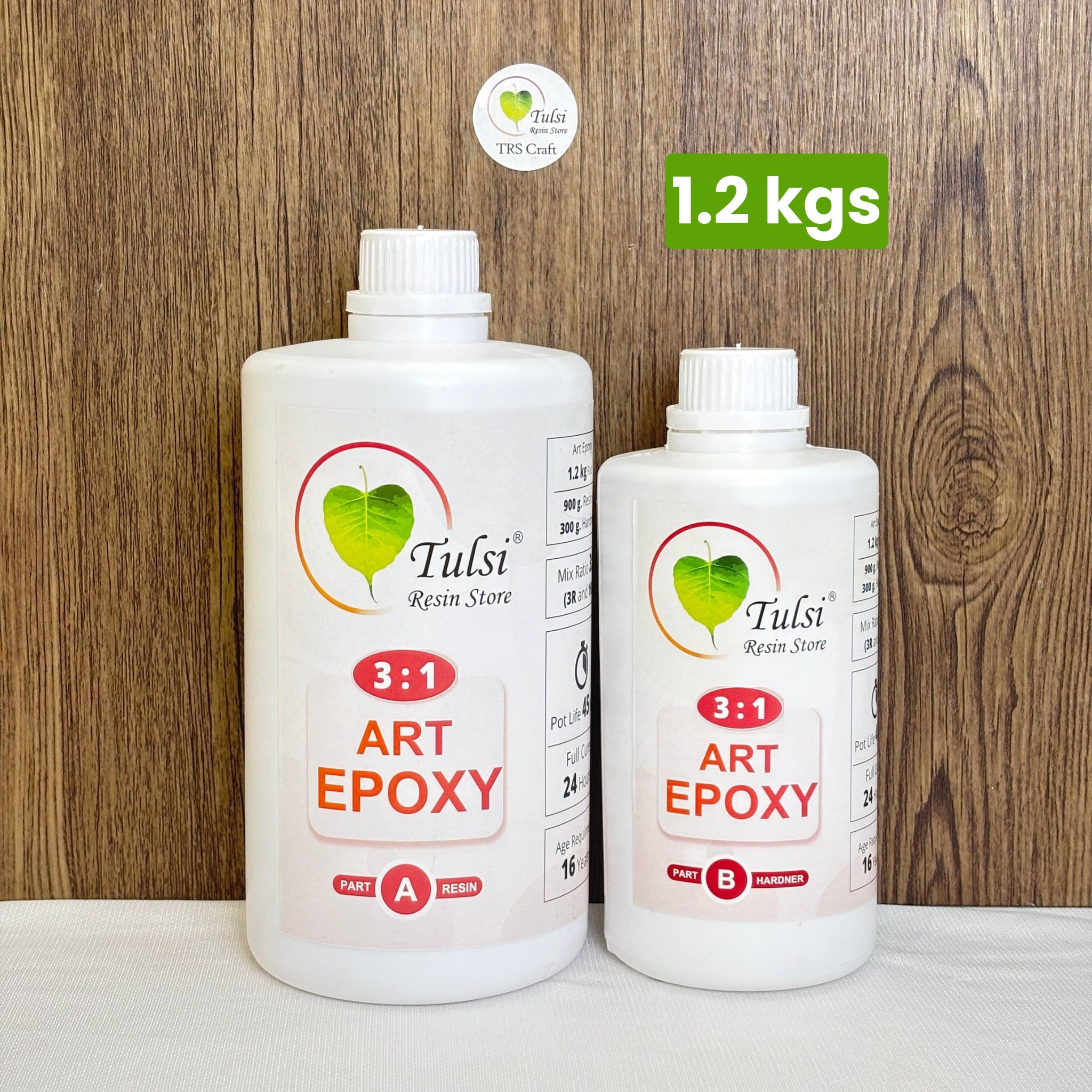 Art Epoxy 3:1 - Clear Cast Resin - 1.2 Kg - tulsiresin