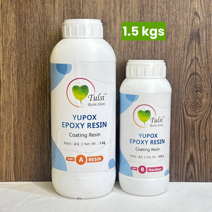 Tulsi Resin 2:1 - Yupoxy Fast Cure Resin - 1.5 Kg - tulsiresin