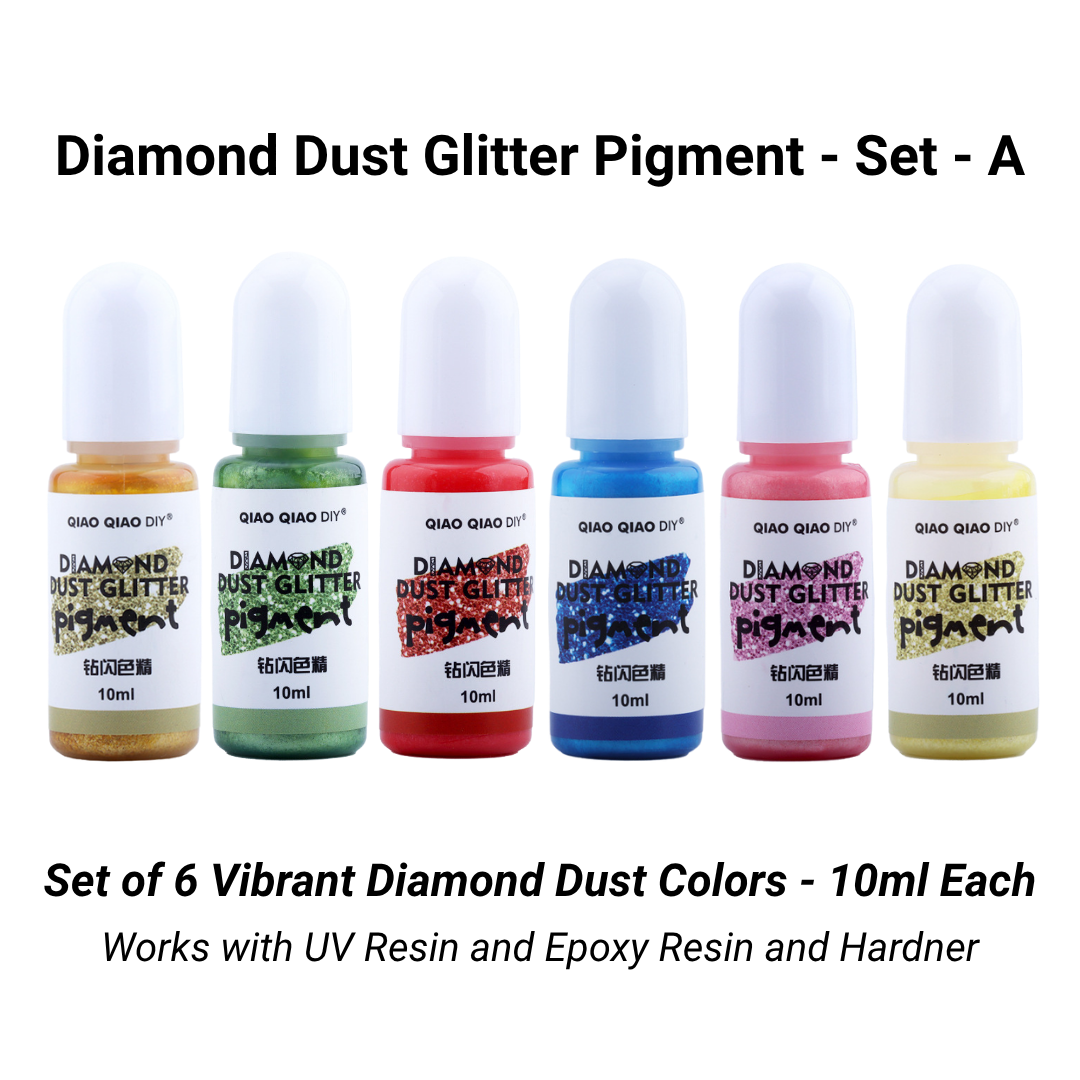 Diamond Dust Glitter Pigment - Set A