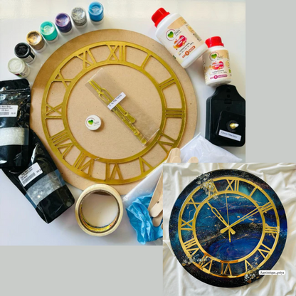 DIY Resin Galaxy Clock Kit