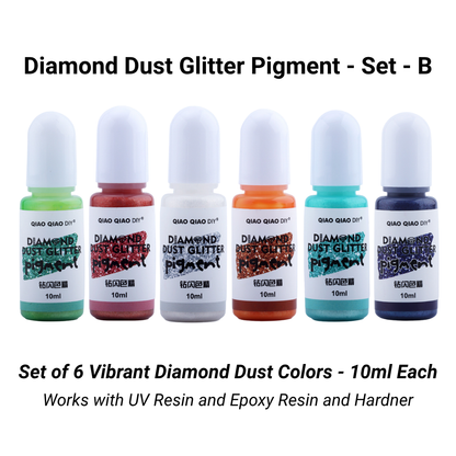 Diamond Dust Glitter Pigment - Set B