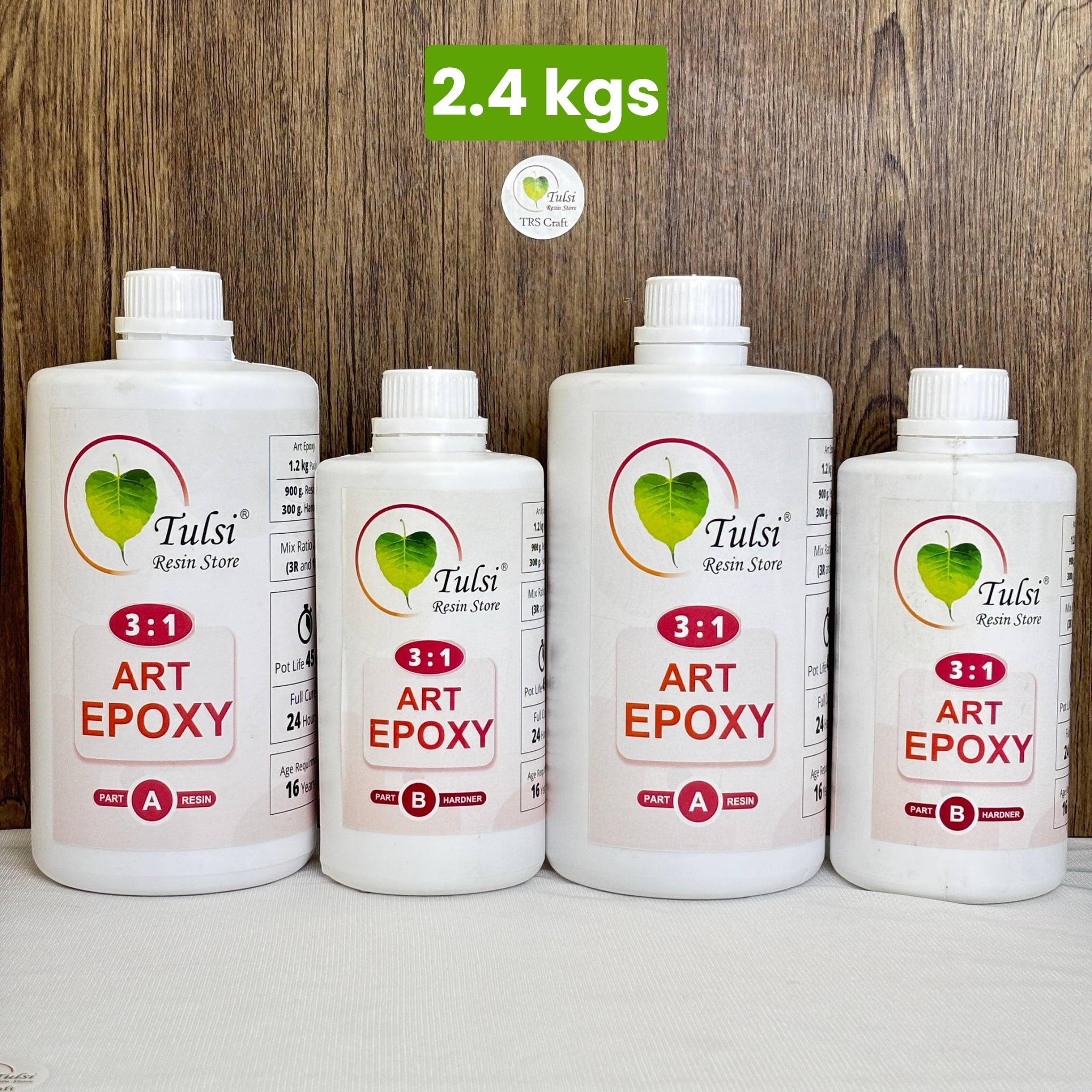 Art Epoxy 3:1 - Clear Cast Resin - 2.4 Kg - tulsiresin