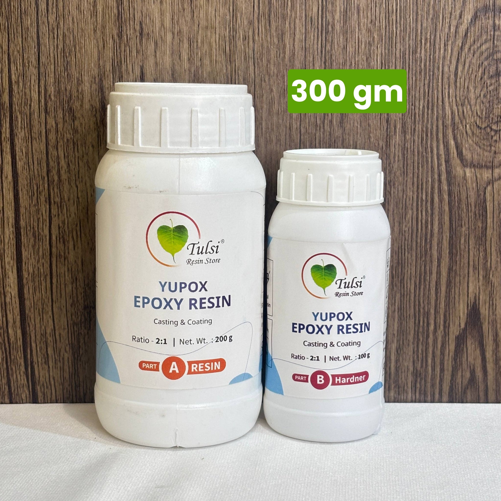 Tulsi Resin 2:1 - Yupoxy Fast Cure Resin - 300 gram - tulsiresin