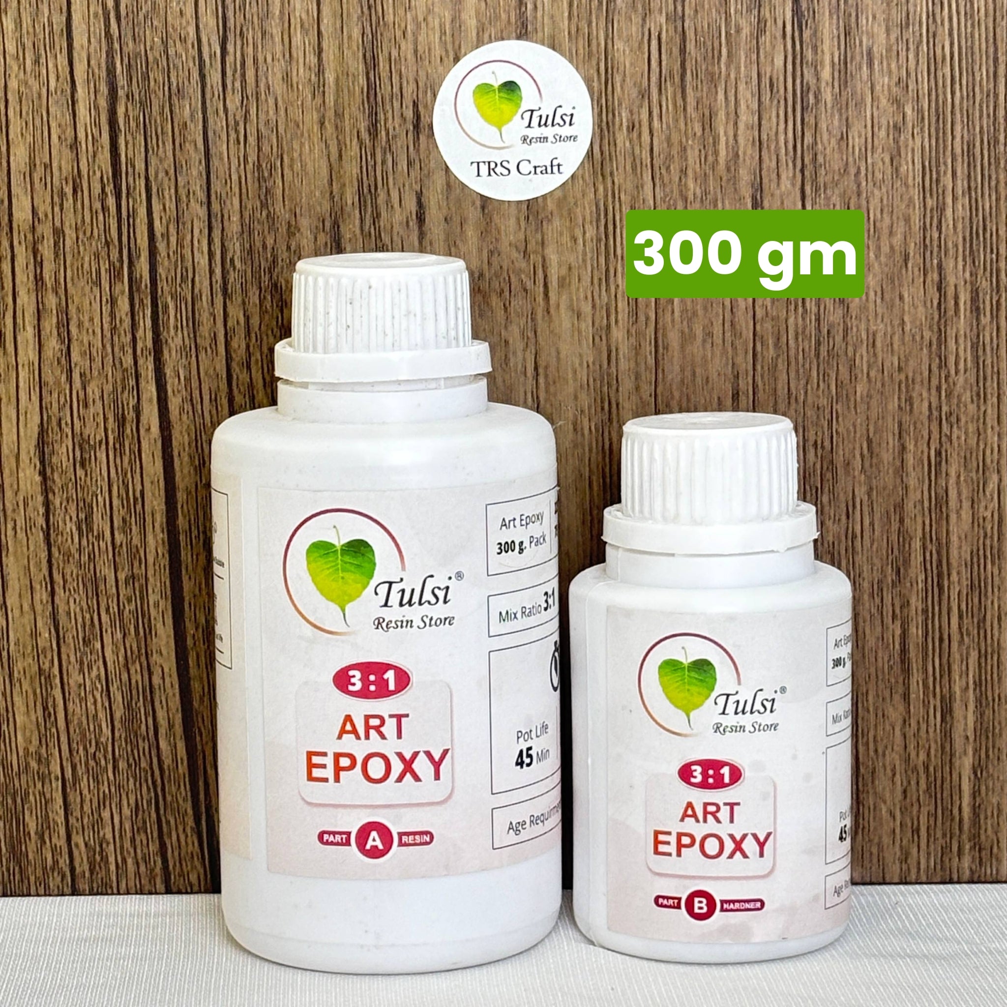 Art Epoxy 3:1 - Clear Cast Resin - 300 Gram - tulsiresin