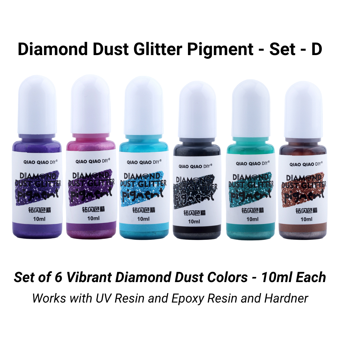 Diamond Dust Glitter Pigment - Set D